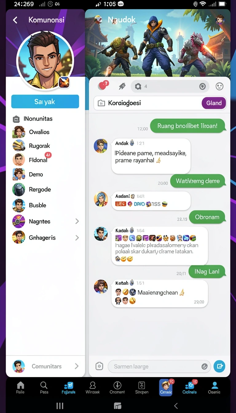 Beragam pilihan permainan menarik dalam aplikasi Download rvip2 APK untuk Android.